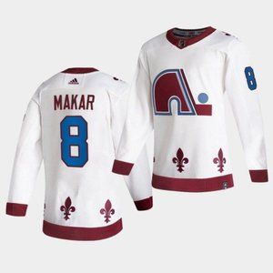 Colorado Avalanche Cale Makar White Jersey